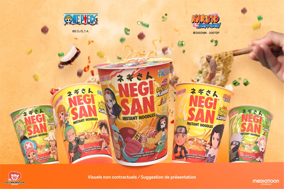 Sélection de snacks salés ULTRAPOP sous licences manga